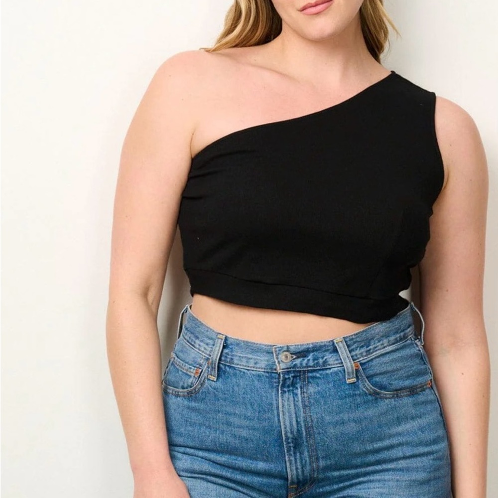 Plus size One Shoulder - Picture 3 of 3